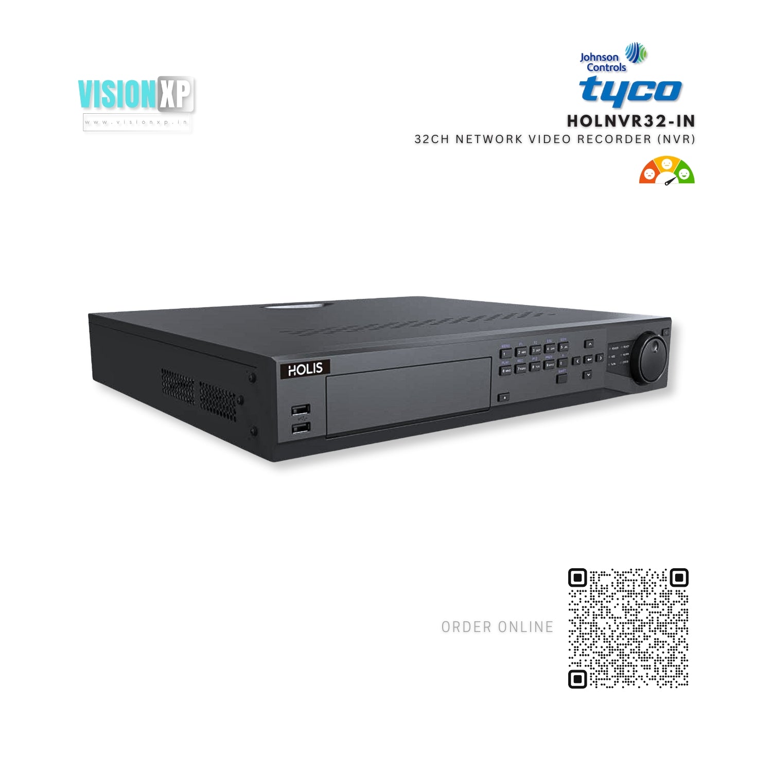 Holis Standard HOLNVR32-IN 32Ch NVR from Tyco Holis Standard HOLNVR32-IN 32Ch NVR from Tyco